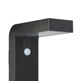 Grelbine Solar Wall Light with Motion Sensor - Black