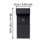 Grelbine Solar Wall Light with Motion Sensor - Black