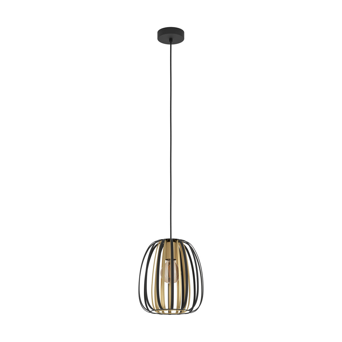 Grilvessa Pendant Light 25.5cm - Black & Gold