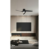 Groenland CCT Dimmable LED Ceiling Fan Light With Remote & APP Control - Black