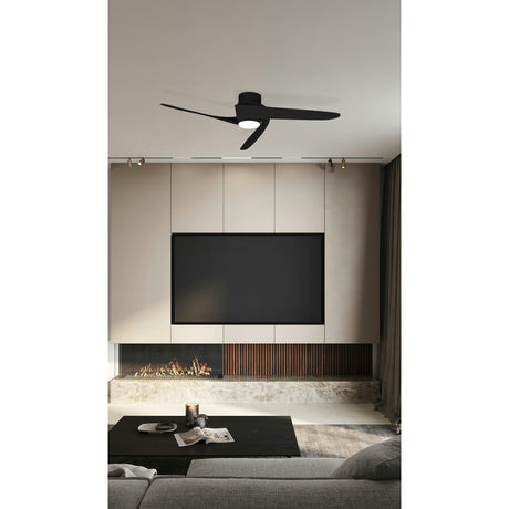 Groenland CCT Dimmable LED Ceiling Fan Light With Remote & APP Control - Black