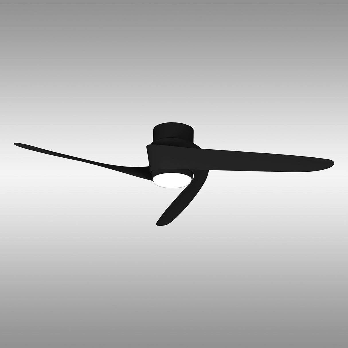 Groenland CCT Dimmable LED Ceiling Fan Light With Remote & APP Control - Black