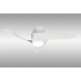 Groenland S CCT Dimmable LED Ceiling Fan Light With Remote Control - White