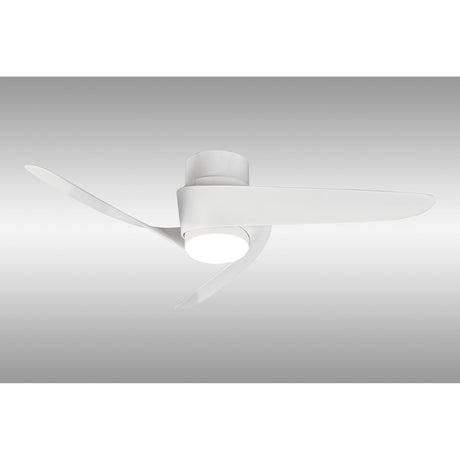 Groenland S CCT Dimmable LED Ceiling Fan Light With Remote Control - White