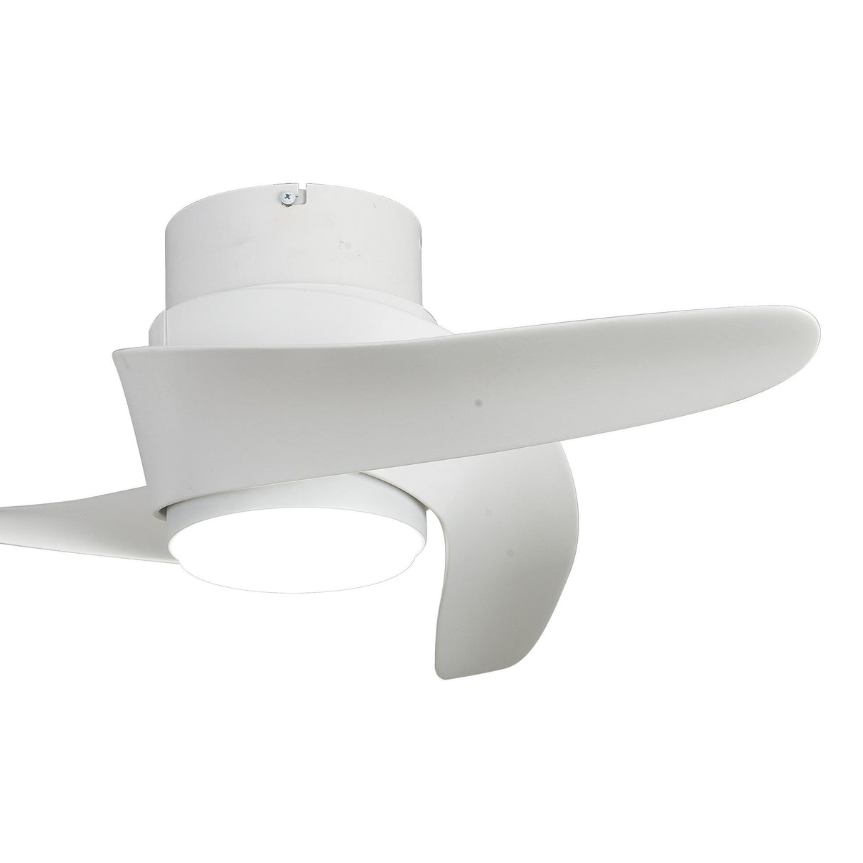 Groenland XS CCT Dimmable LED Ceiling Fan Light With Remote Control - White