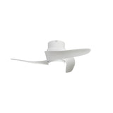 Groenland XS CCT Dimmable LED Ceiling Fan Light With Remote Control - White