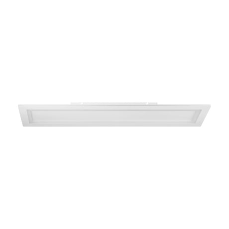 Grolane Smart LED Panel Light, a slim rectangular ceiling fixture with white steel body and white plastic diffuser, shown side-on against a plain white background.