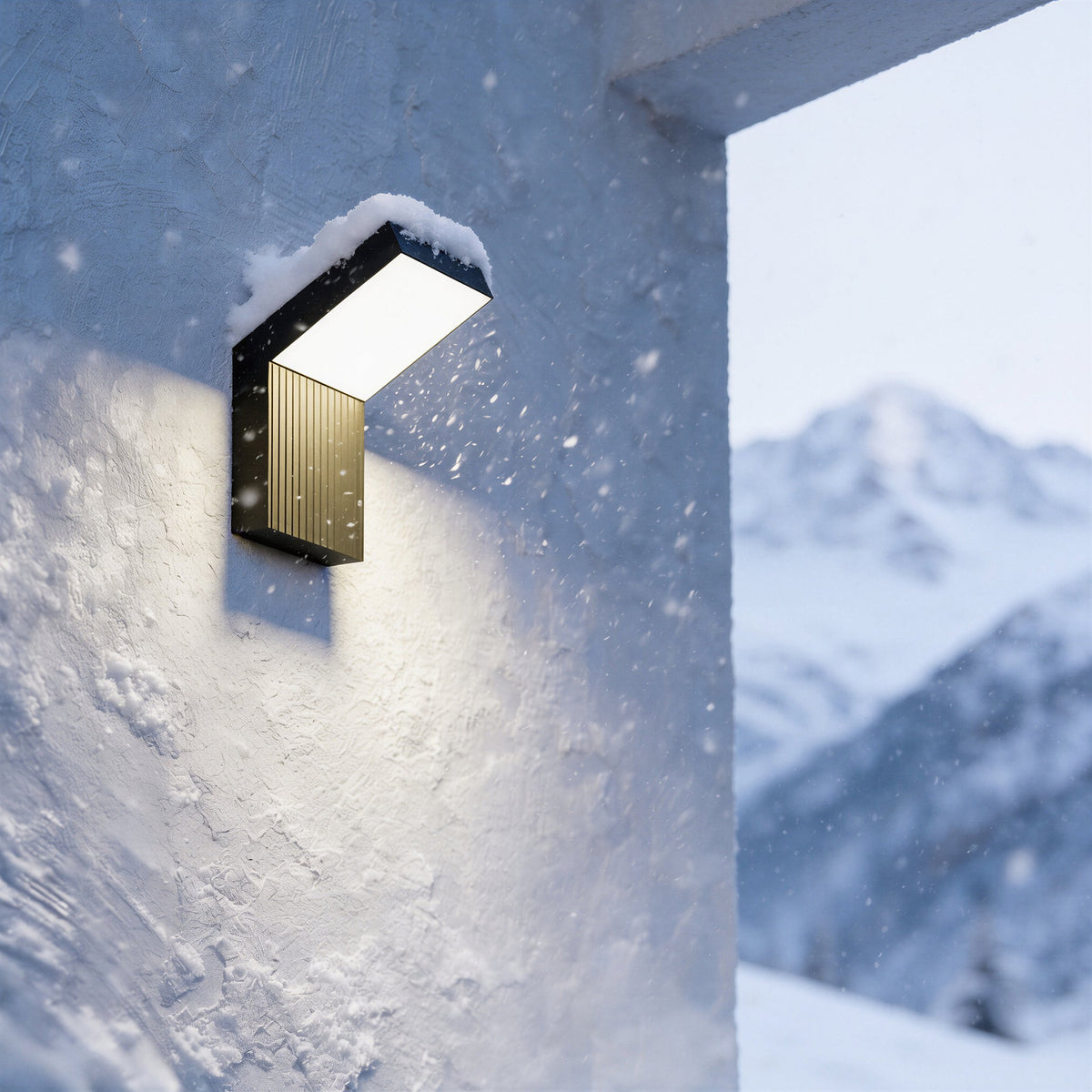 Grottazzolina LED Outdoor Wall Light - Black
