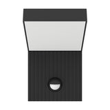 Grottazzolina LED Outdoor Wall Light with Motion Sensor - Black