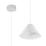 Gruissan 12.3cm Cone LED Pendant Light 5W 3000K - White
