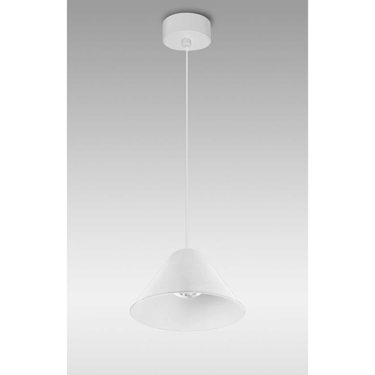 Gruissan 12.3cm Cone LED Pendant Light 5W 3000K - White