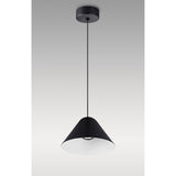 Gruissan 12.3cm Cone LED Pendant Light 5W 3000K - Black & White