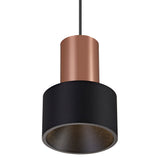 Gruissan 6.5cm LED Pendant Light 5W 3000K - Black & Gold