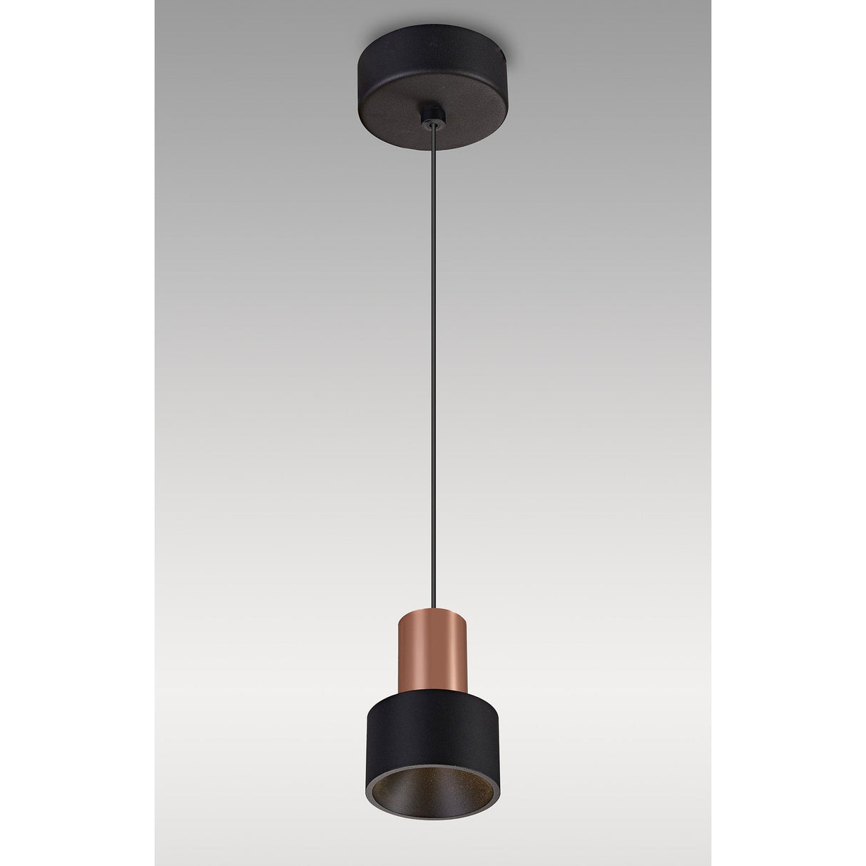 Gruissan 6.5cm LED Pendant Light 5W 3000K - Black & Gold