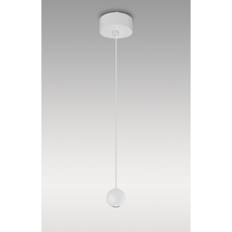 Gruissan 5cm Ball LED Pendant Light 5W 3000K - White