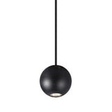 Gruissan 5cm Ball LED Pendant Light 5W 3000K - Black