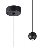 Gruissan 5cm Ball LED Pendant Light 5W 3000K - Black