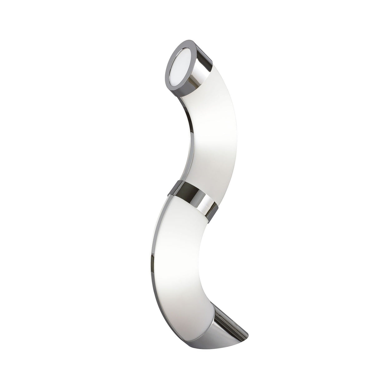 Guss LED Table Lamp 30K 2700K - Polished Chrome With White Acrylic