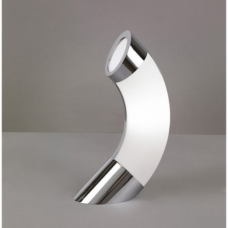 Guss LED Table Lamp 15K 2700K - Polished Chrome With White Acrylic