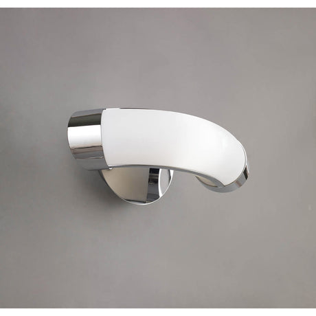 Guss 1 Light Wall Light With Switch - Polished Chrome