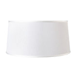 Habana Round Pendant Light Lampshade - White, 41/45cm x 21.5cm