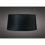 Habana Round Pendant Light Lampshade - Black, 41/45cm x 21.5cm