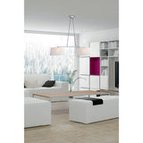 Habana Round Pendant Light Lampshade - White, 37cm x 20.5cm