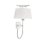 Habana Telescopic 1 Light Wall Light - White/Chrome (Without Shade)