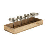 Hagony Candle Holder - Wood