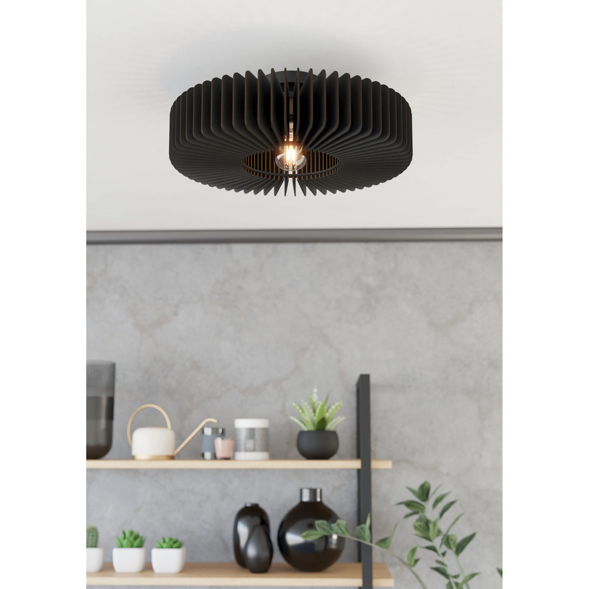 Halbanne Ceiling Light - Black
