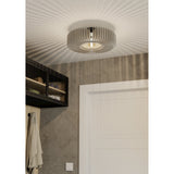Halbanne Ceiling Light - Black & Grey