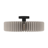 Halbanne Ceiling Light - Black & Grey