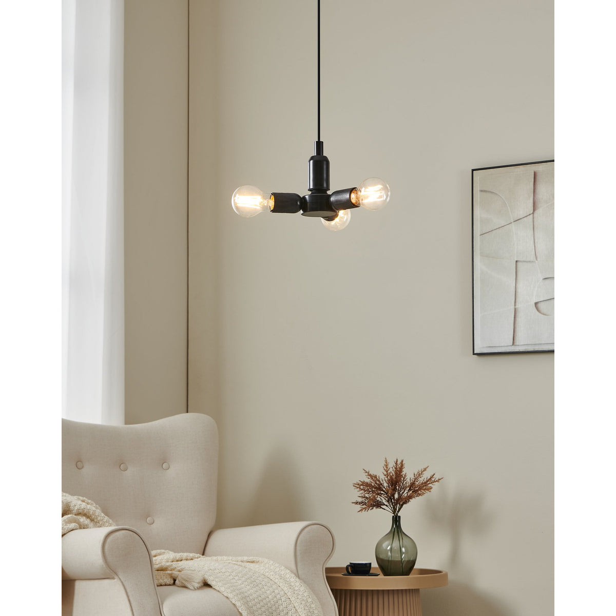 Halbine Lamp Holder Adapter - Black