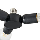 Halbine Lamp Holder Adapter - Black