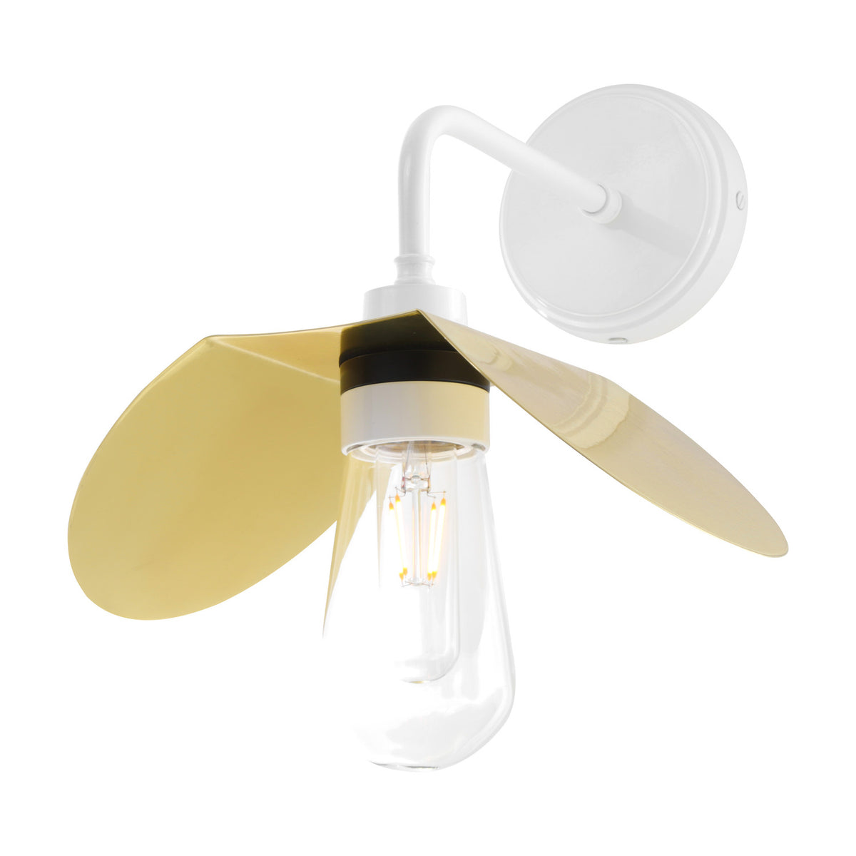 Hali Brass Wall Light IP65