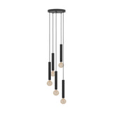 Halmarne 5 Light Pendant - Black