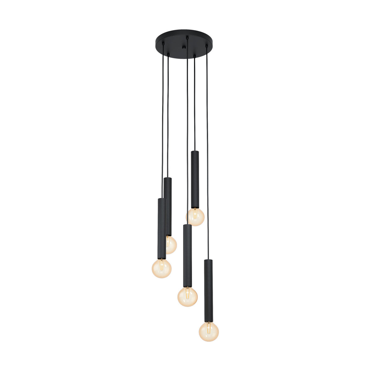 Halmarne 5 Light Pendant - Black