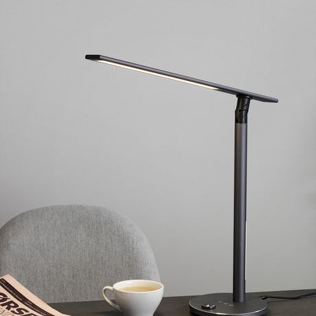 Office Ideal Flicker-Free Table Lamp - Dark Grey