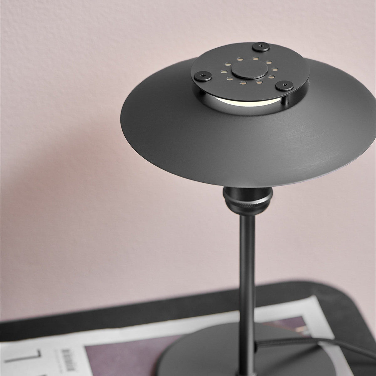 1123 Table Lamp 18cm - Gunmetal