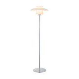 Scandinavia Floor Lamp 40cm - Opal & Chrome