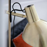 Metropole 2 Light Floor Lamp - Antique Brass