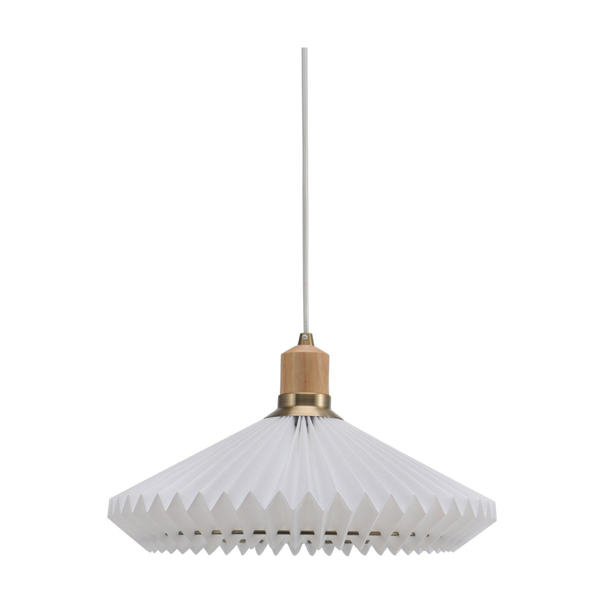 Paris Clean White Cable Pendant Light 40cm - White