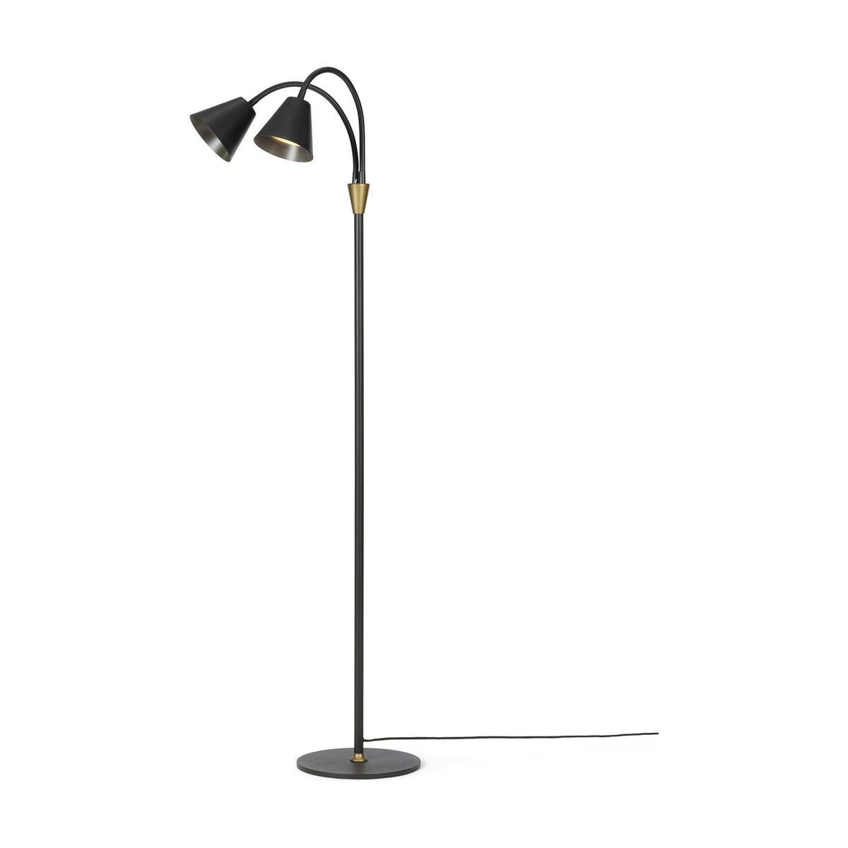 Hygge 2 Light Floor Lamp - Graphite