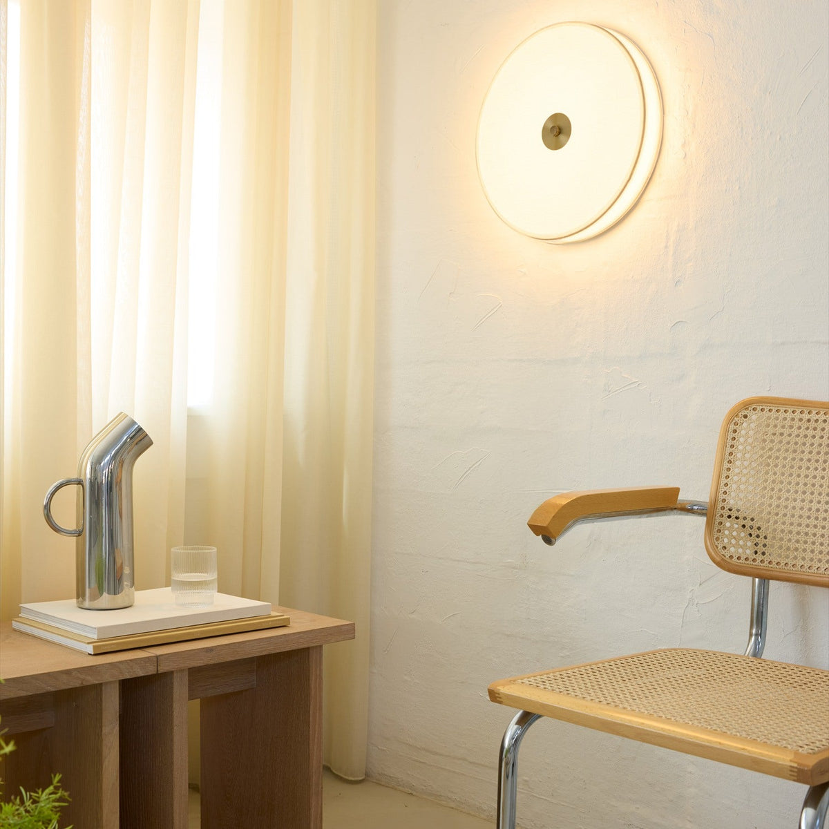 Shade LED 3-Step Flush Ceiling Light 40cm - Natural