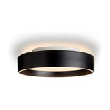 Universal LED 3 Light Flush Ceiling Light 42cm 40W - Black