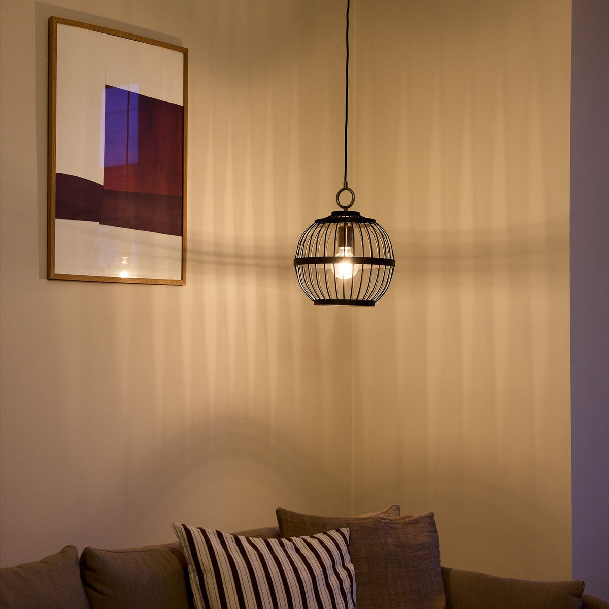 Stockholm Nordic Edition Oil Pendant Light 30cm - Black