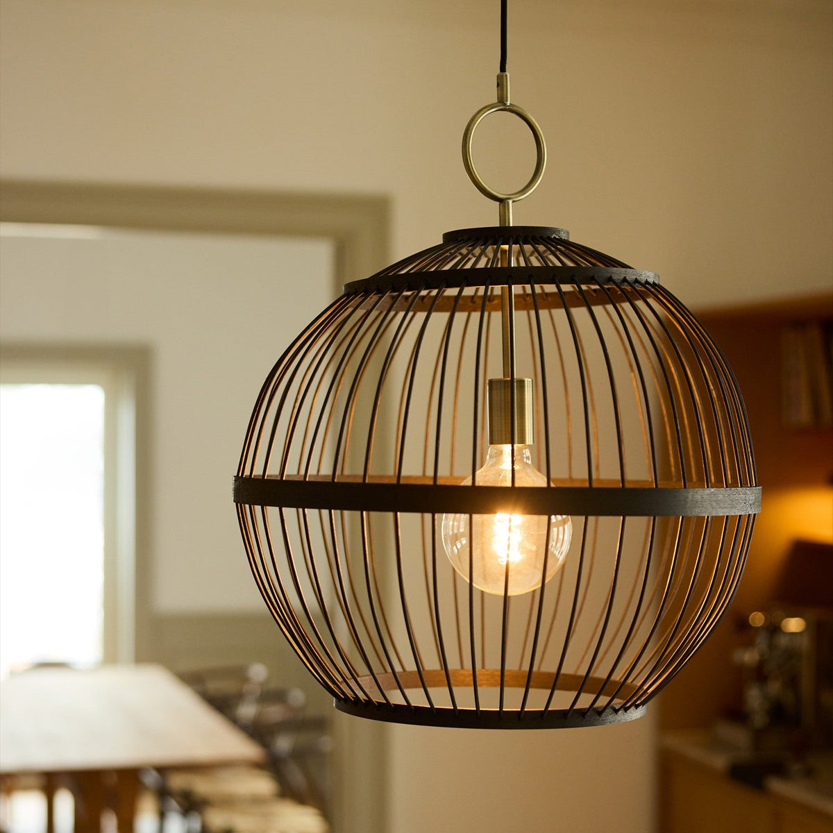Stockholm Nordic Edition Oil Pendant Light 50cm - Black