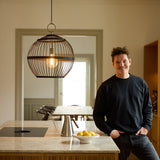 Stockholm Nordic Edition Oil Pendant Light 50cm - Black