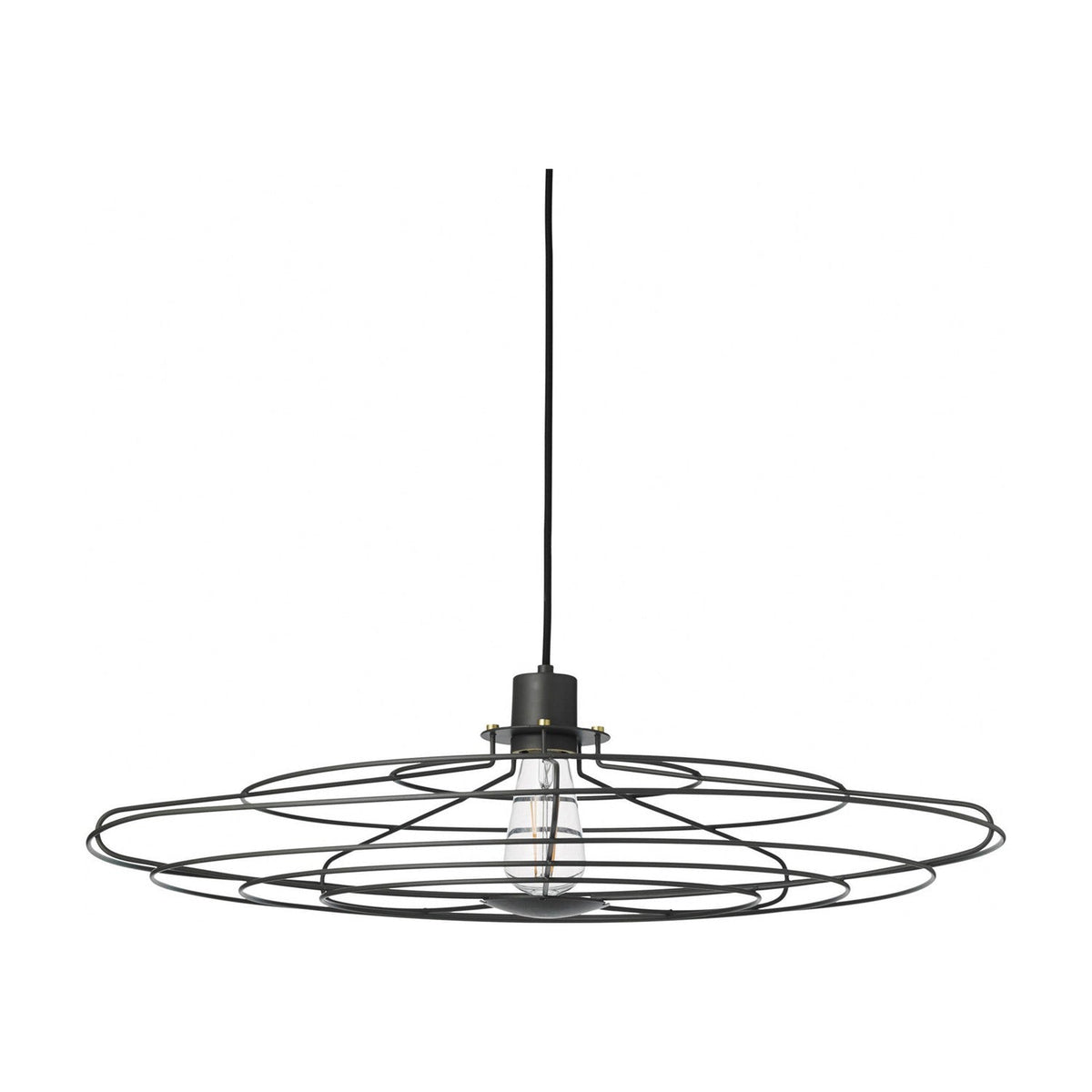 Radio Pendant Light 70cm - Dark Grey