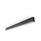 Hanok Linear LED Flush Ceiling Light 3000K 38W - Black
